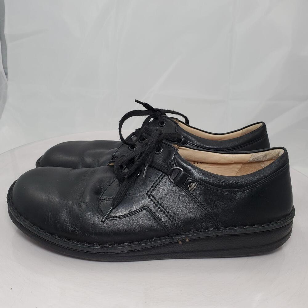 Finn Comfort Vaasa Orthopedic Shoes Men 11 Black Leather Comfort Germany 6625910